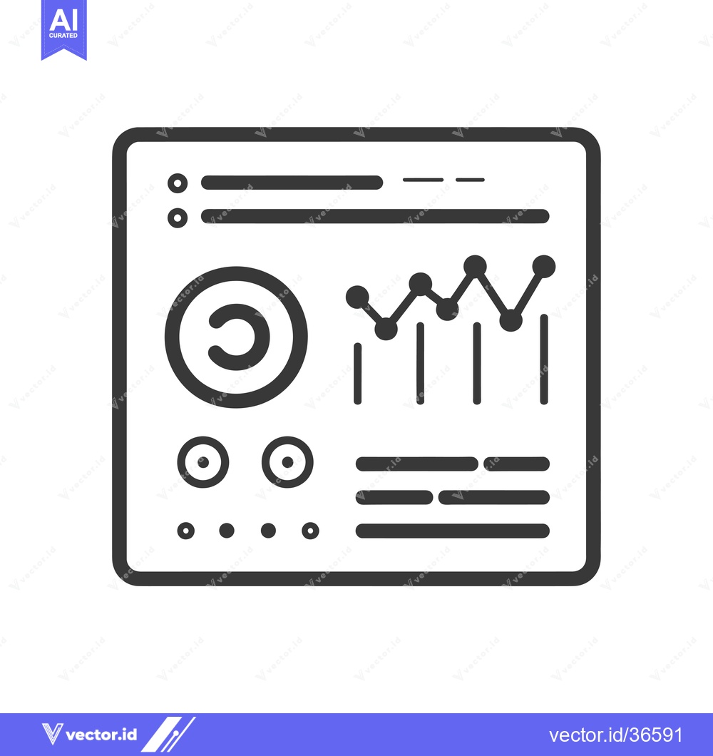 Premium Vector dari Dashboard with Data Visualization and Graph