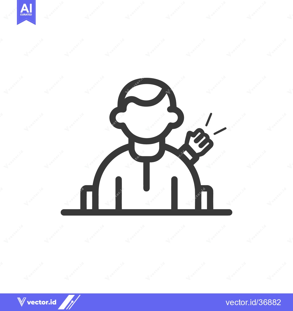 Premium Vector dari A person with a fist making contact with the persons shoulder