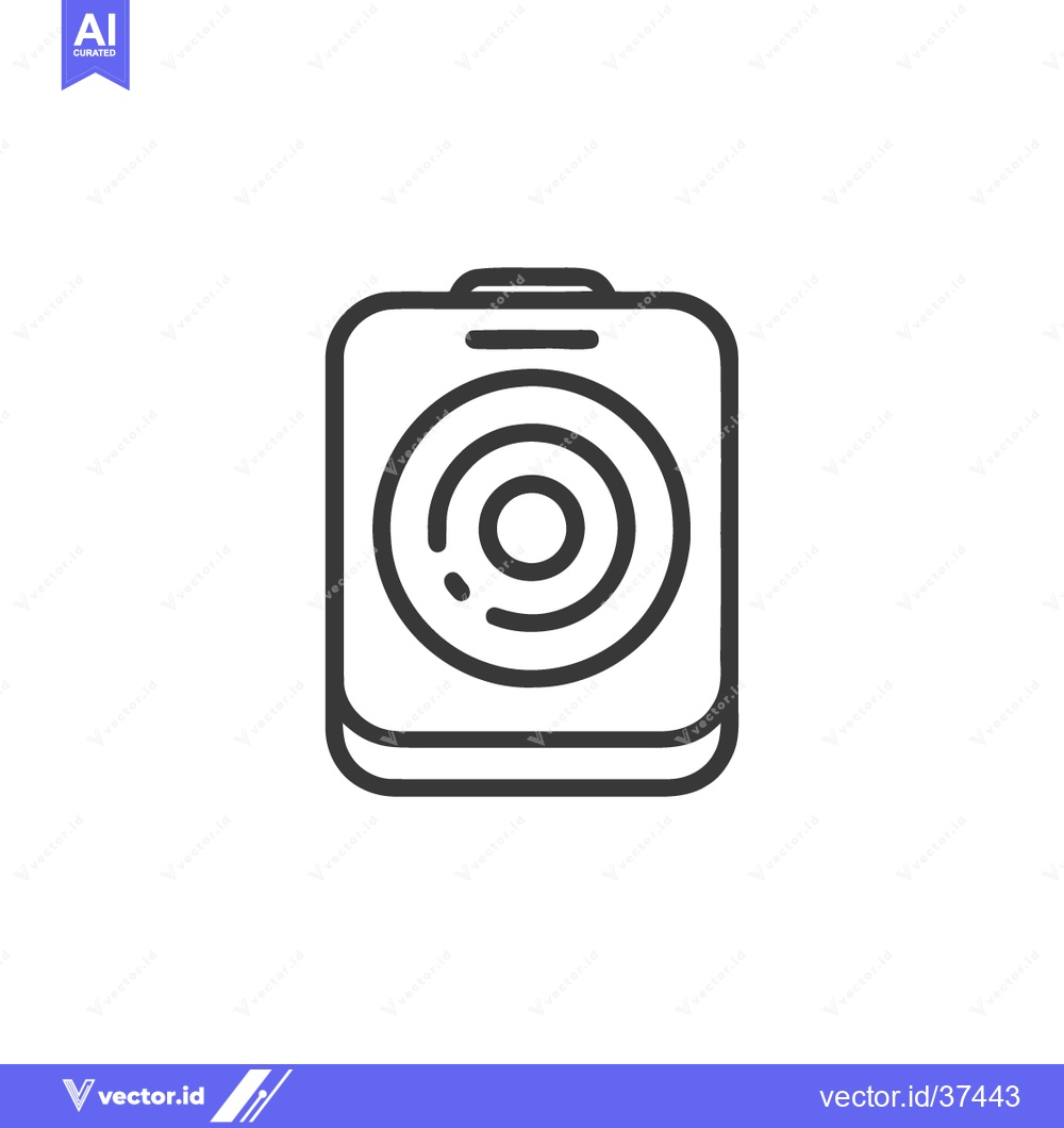 Premium Vector dari Minimalist Speaker Icon: Clean Line Art Audio Device Symbol