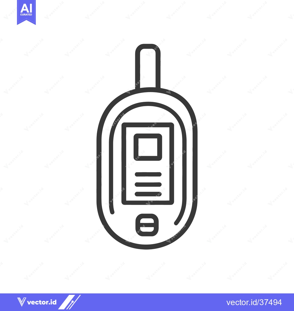Premium Vector of A simple illustration depicting a black and white electronic device