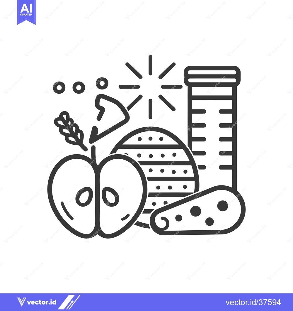 Premium Vector dari Dietary Food Icon Illustration