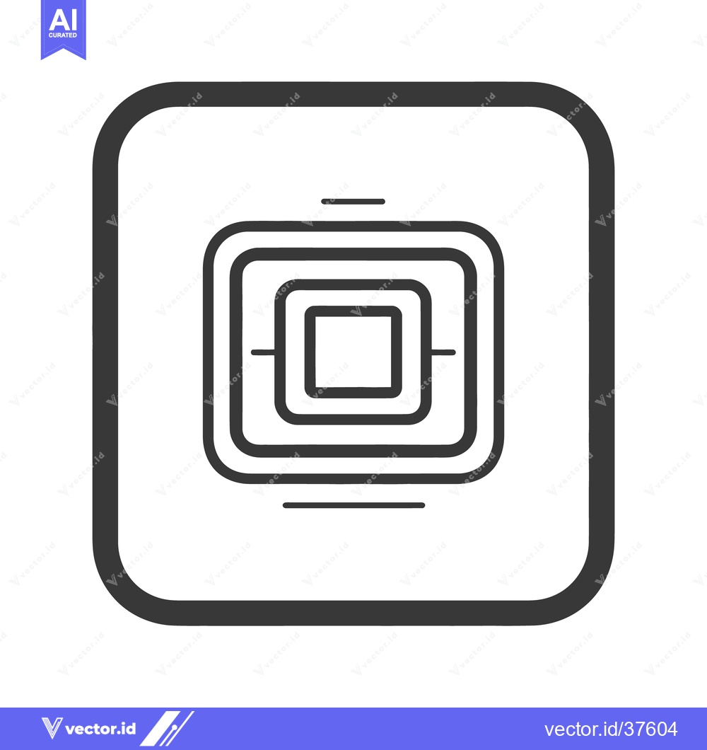 Premium Vector dari Square design comprised of multiple concentric rectangular shapes