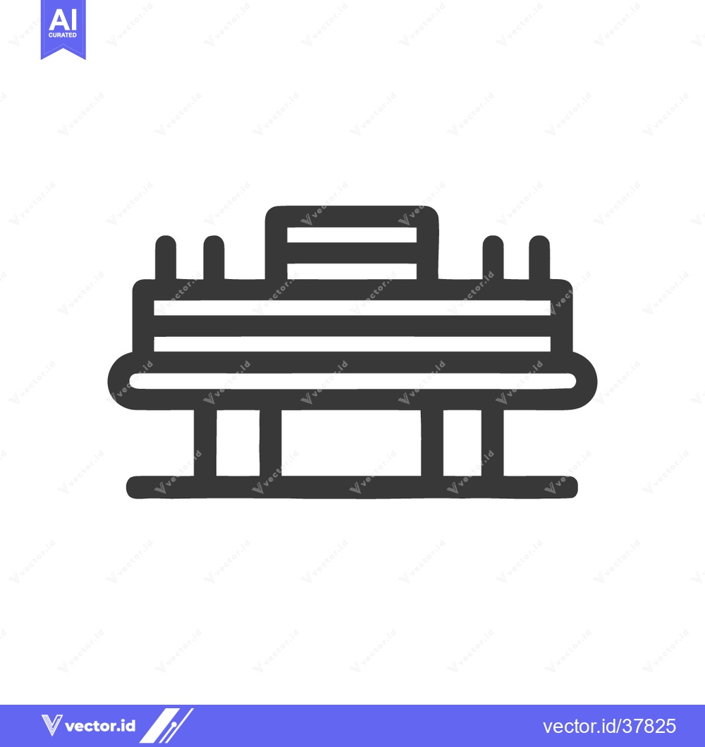 Premium Vector dari Minimalist Icon of a Grand Piano, Black and White Design