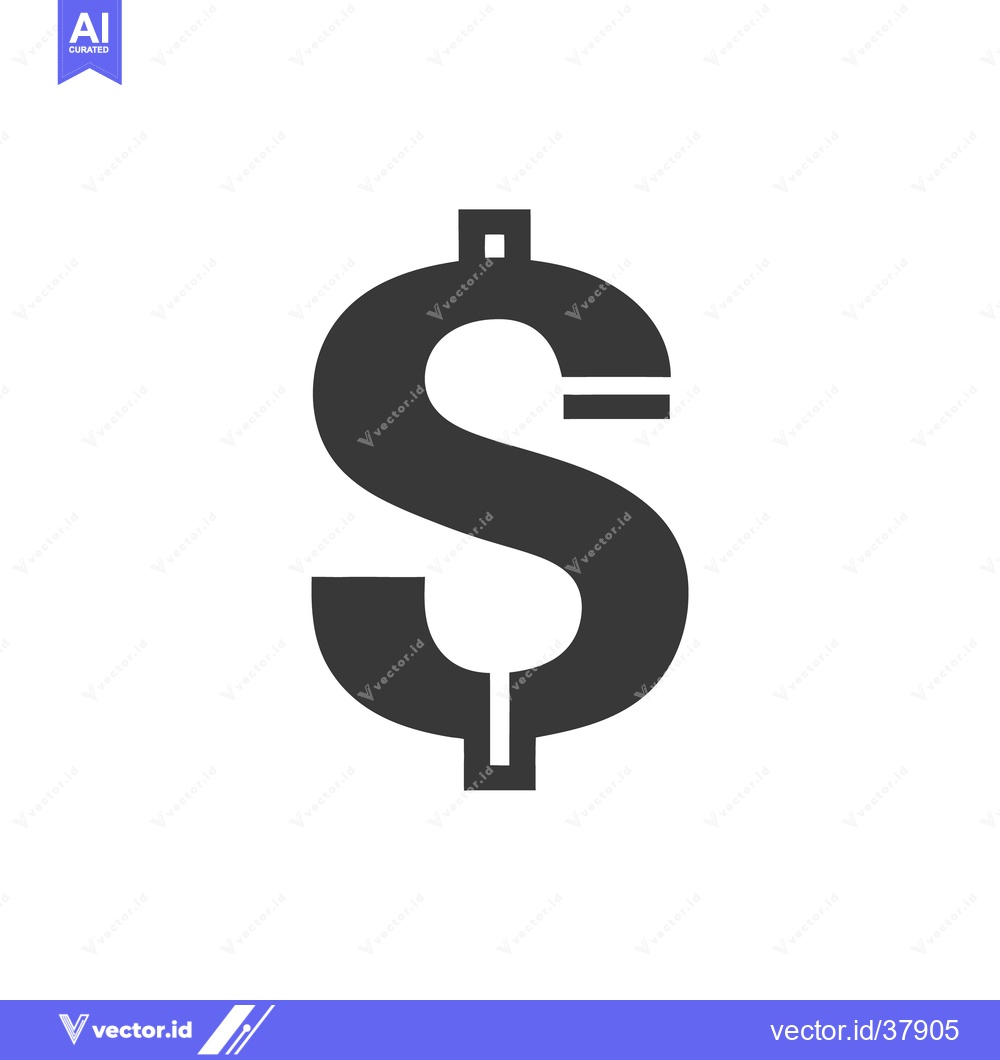 Premium Vector of A simple graphical representation of an American dollar symbol