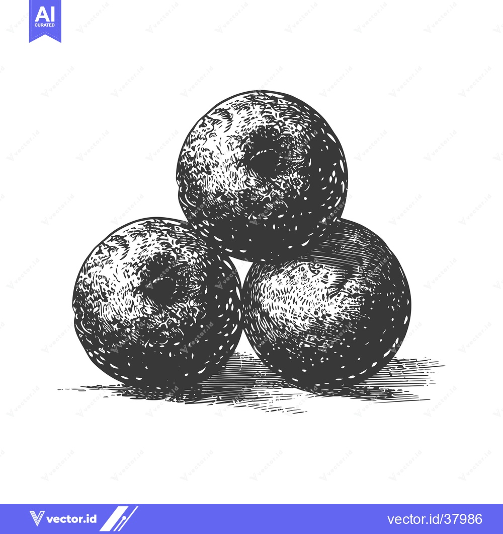 Premium Vector dari Three Dark Spheres Arranged In A Triangular Formation