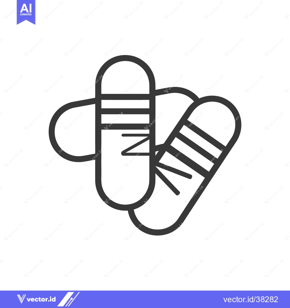 Premium Vector of Black and white illustration of two shoes with laces