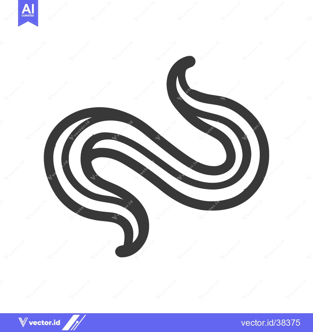 Premium Vector dari Abstract Black Line Art: Curving, Flowing, and Elegant Design on White