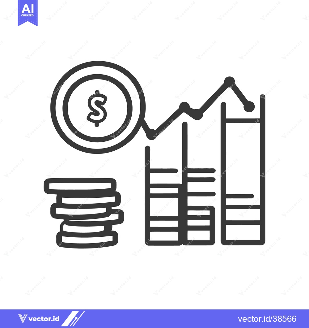 Premium Vector dari A graphic illustrating finances and the growth of capital