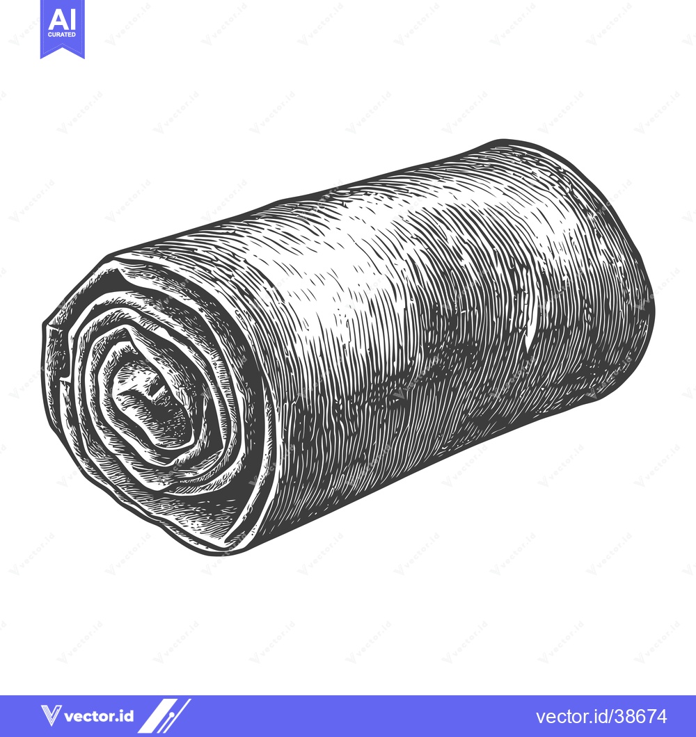 Premium Vector dari Rolled Pastry A Delicious Sweet Treat