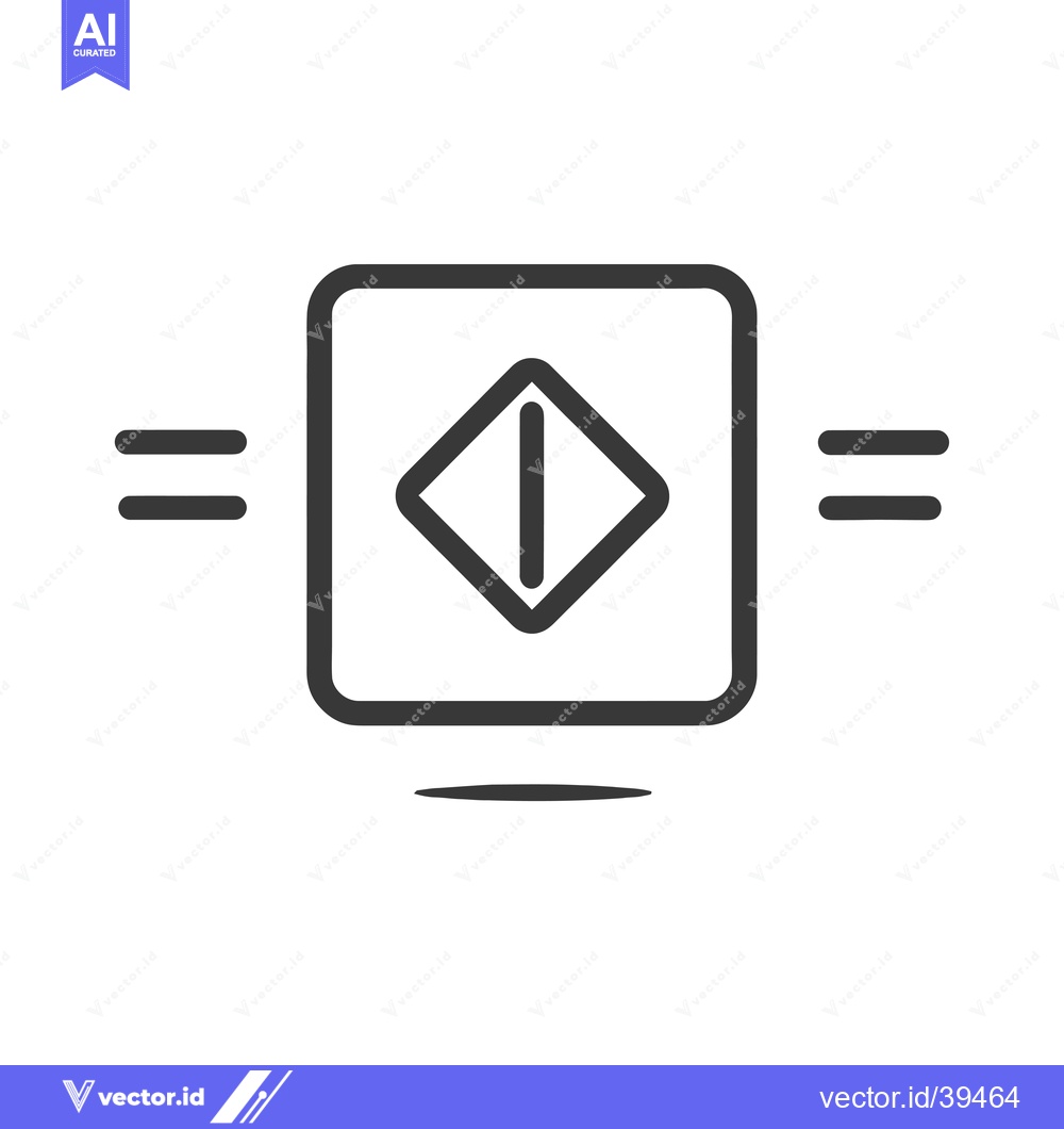 Premium Vector dari Elevator Button with Down Arrow Icon
