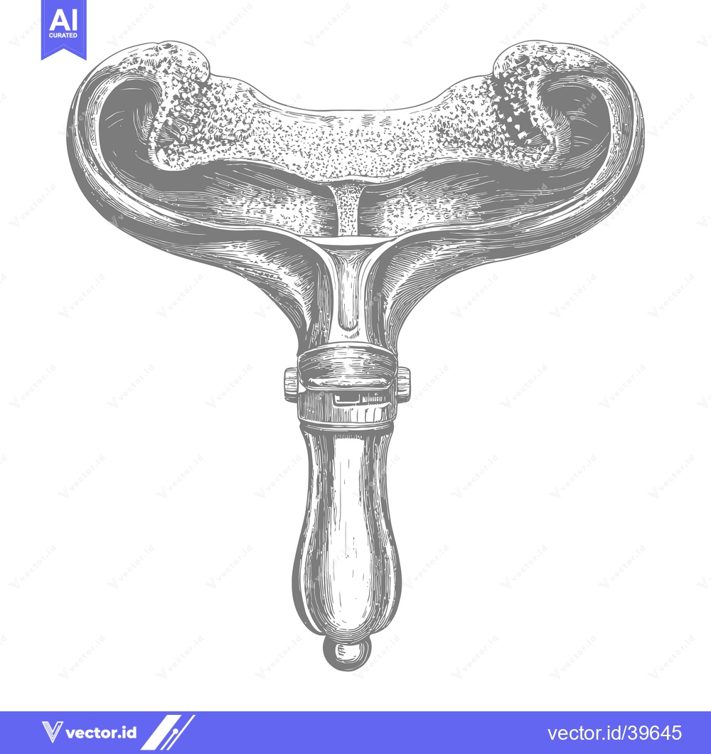 Premium Vector dari Engraving of a Vintage Hand-Operated Water Pump