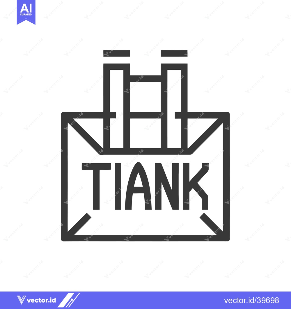 Premium Vector dari Envelope with a Bridge and the Word "Thank"