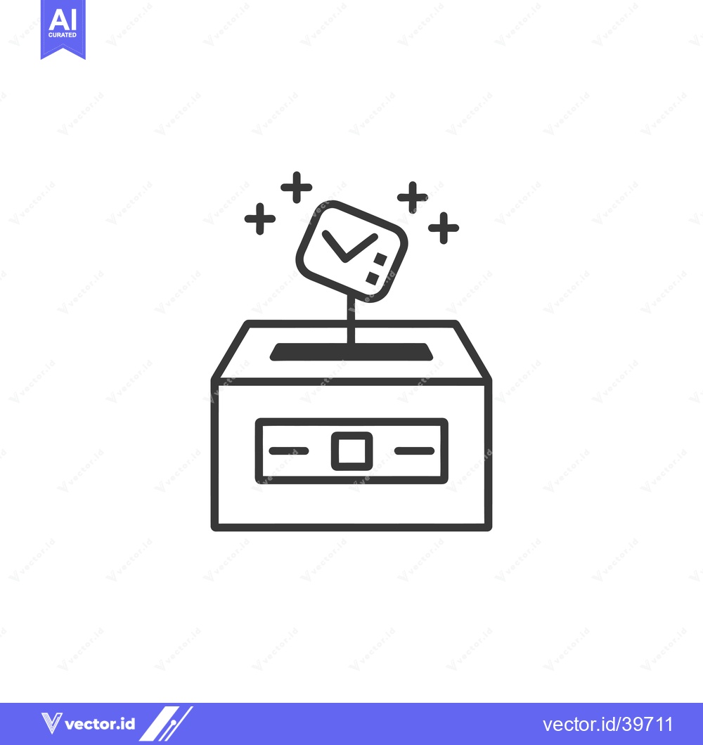 Premium Vector dari Envelope with check mark falling into a box with light