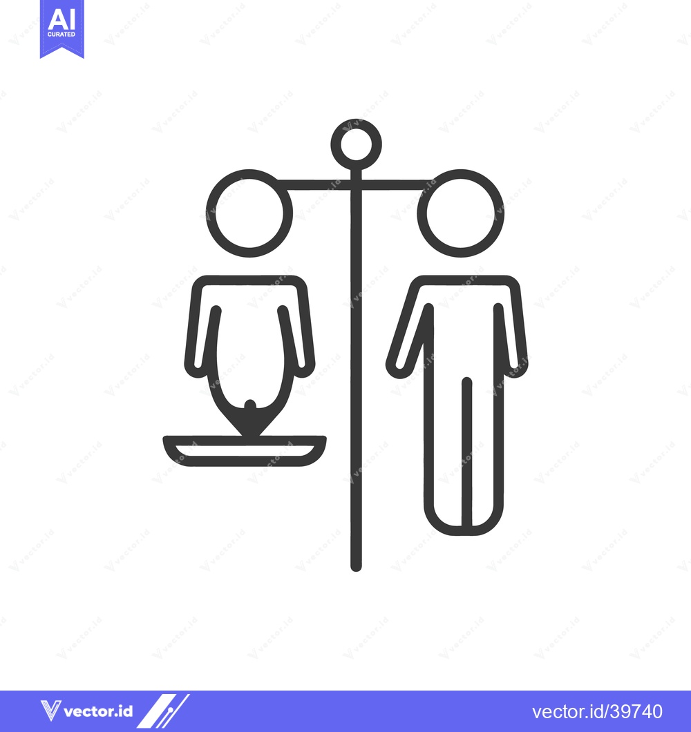Premium Vector of A graphic representation of balance and human equality concept
