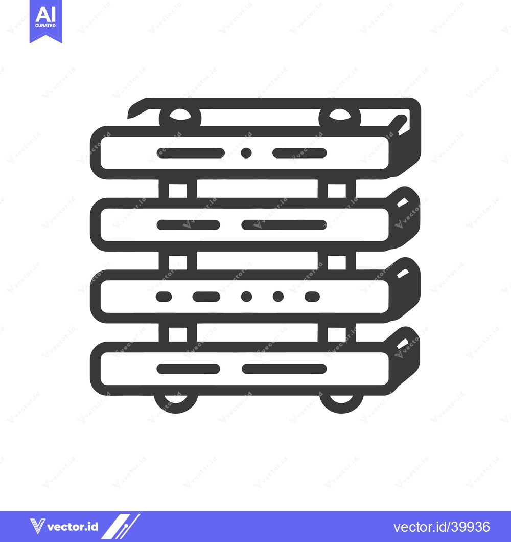 Premium Vector dari Stylized Xylophone Icon: Bold Outline, Musical Instrument, Minimalist