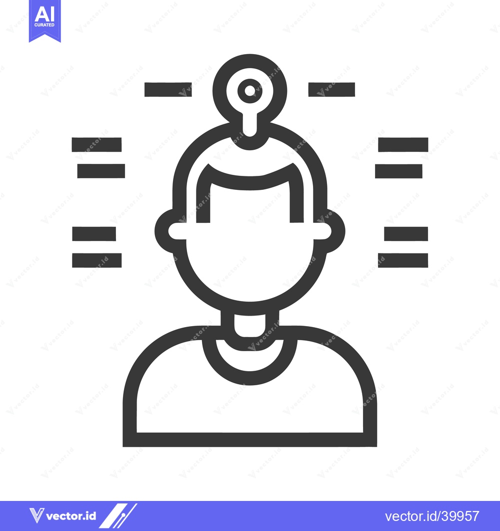 Premium Vector dari An illustration of a human head with question mark above it
