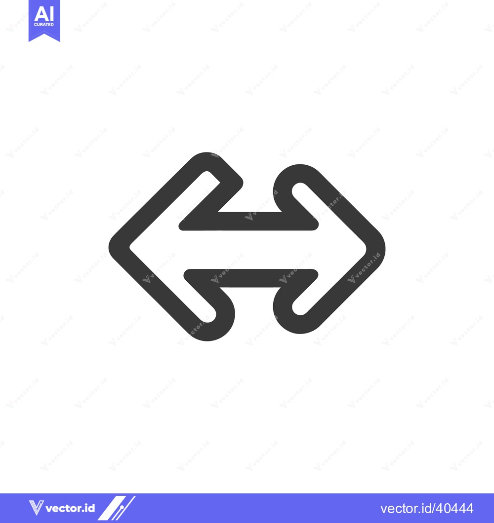 Premium Vector dari Bold Gray Double Arrow Icon on White Background, Directional Symbol