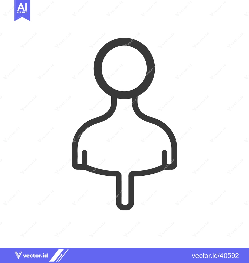 Premium Vector dari A simple line drawing depicting the human body in silhouette