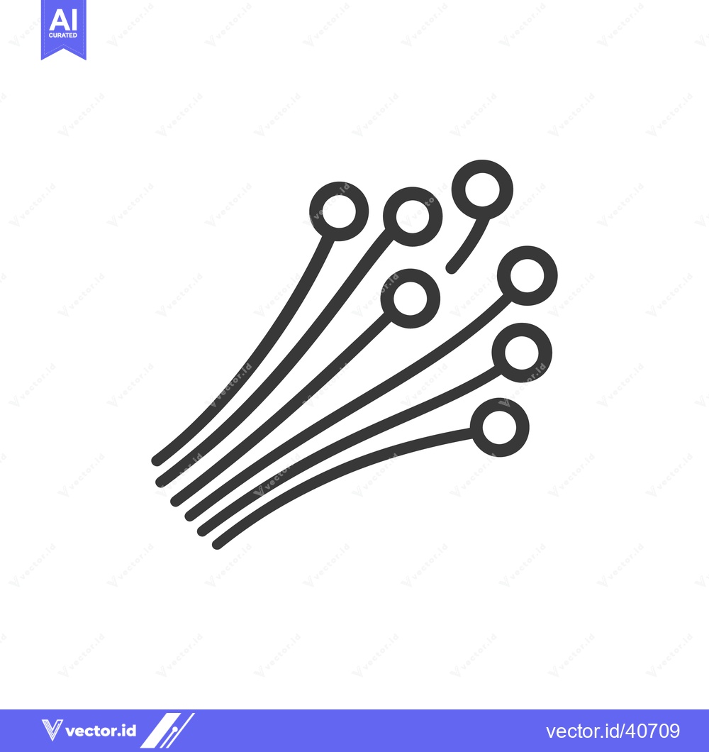 Premium Vector dari Fiber Optic Cable Icon: Minimalist Design on White Background