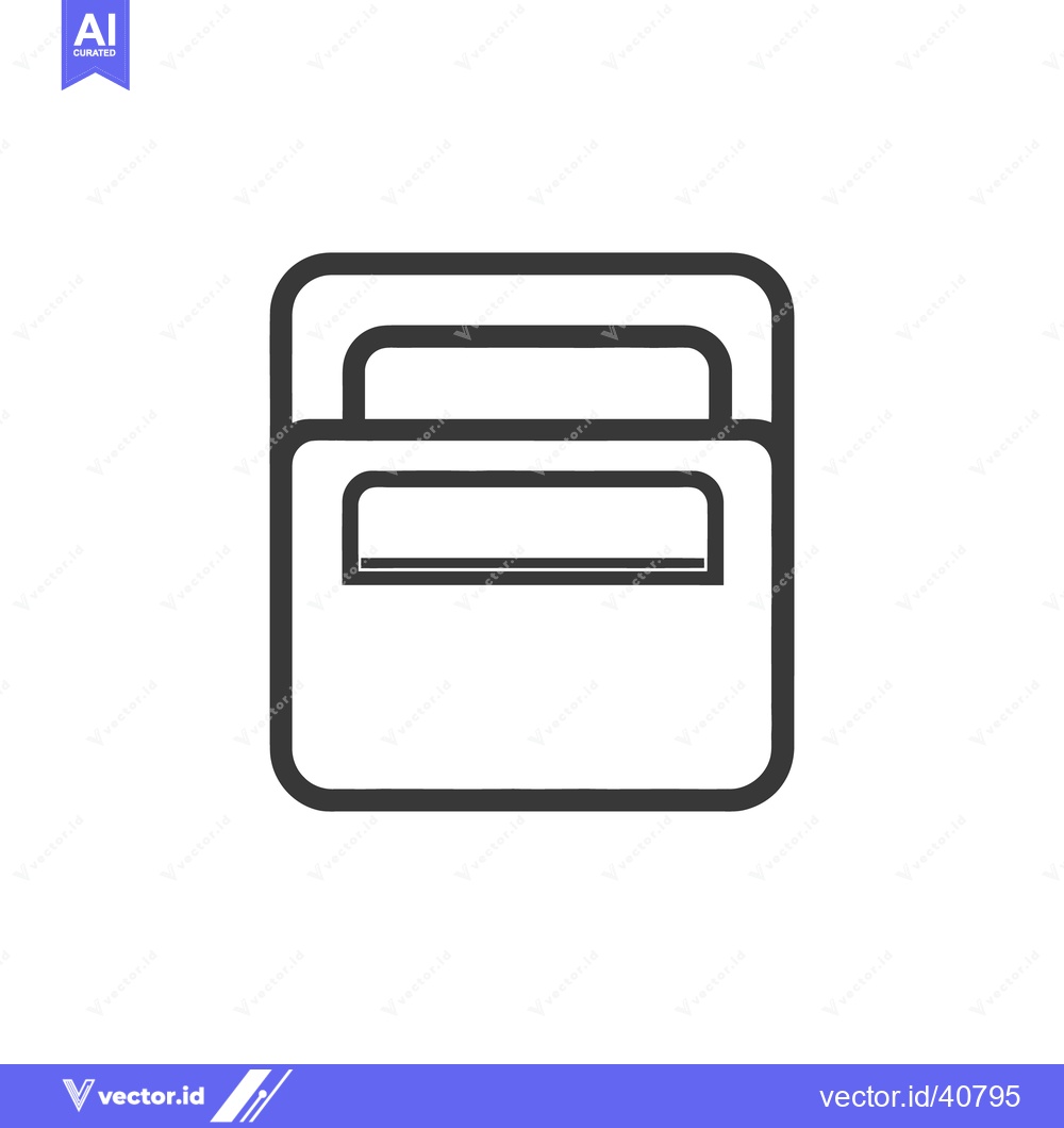 Premium Vector dari A minimalistic line drawing depicting a simple open container