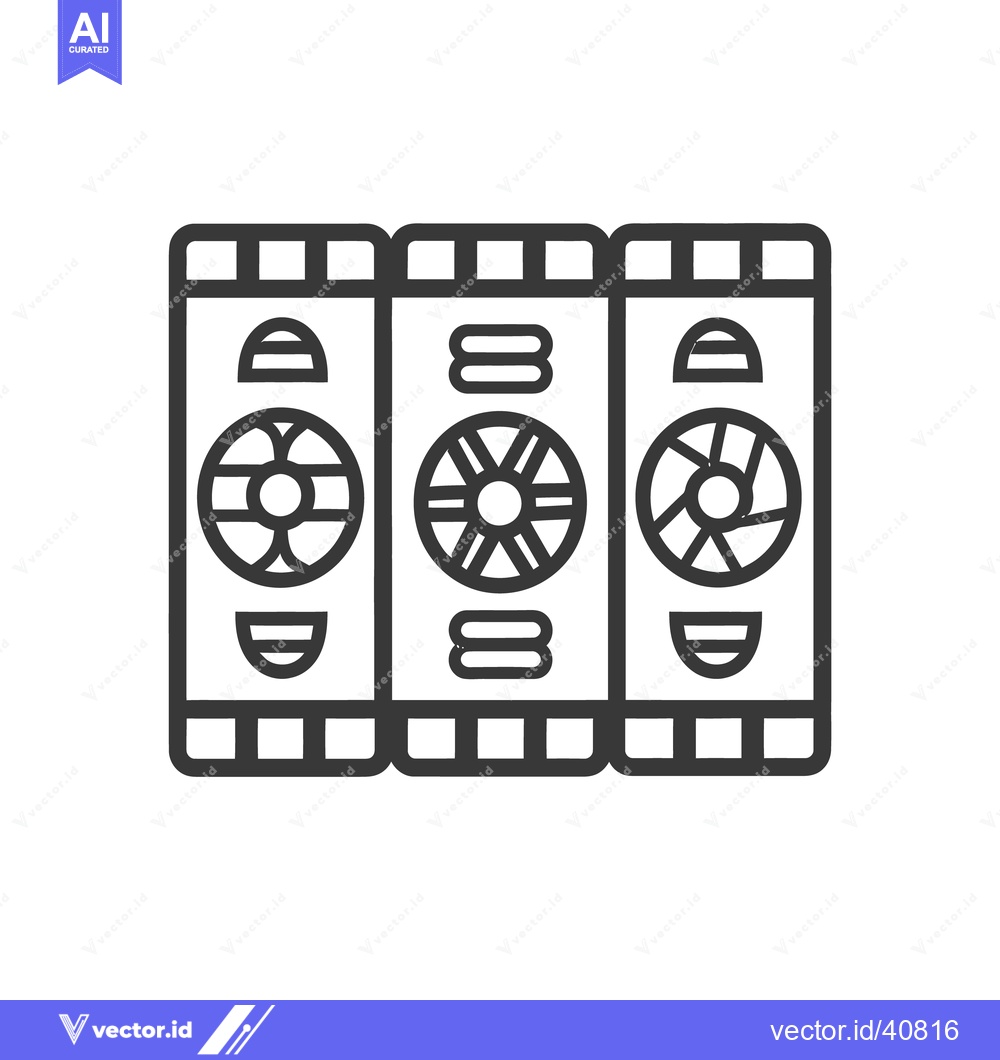 Premium Vector dari Three vertical black and white abstract shapes display a design patter