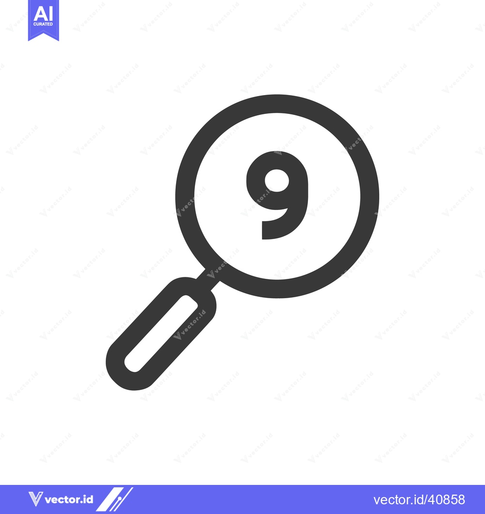 Premium Vector of Filter 9 Icon Line Art Icon  3817