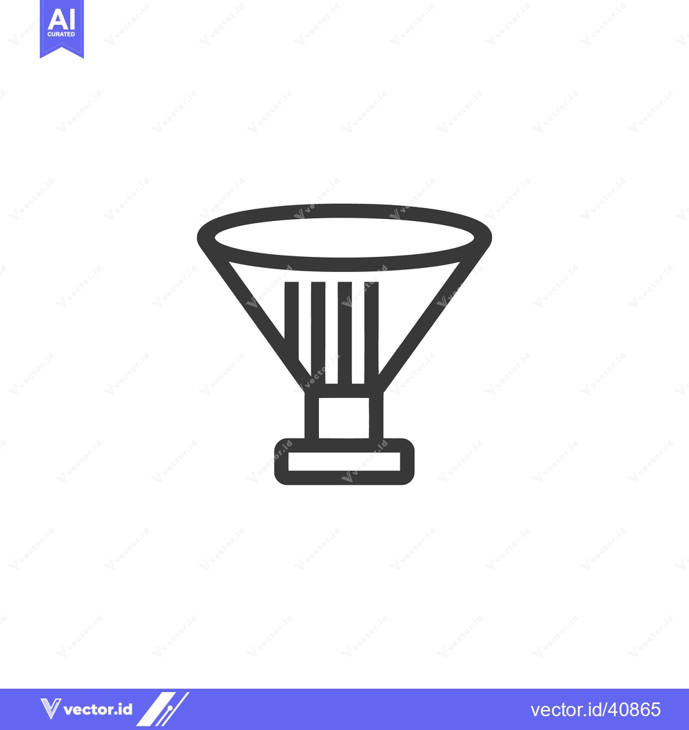 Premium Vector dari Minimalist Martini Glass Icon: Elegant Cocktail Symbol on White Backgr