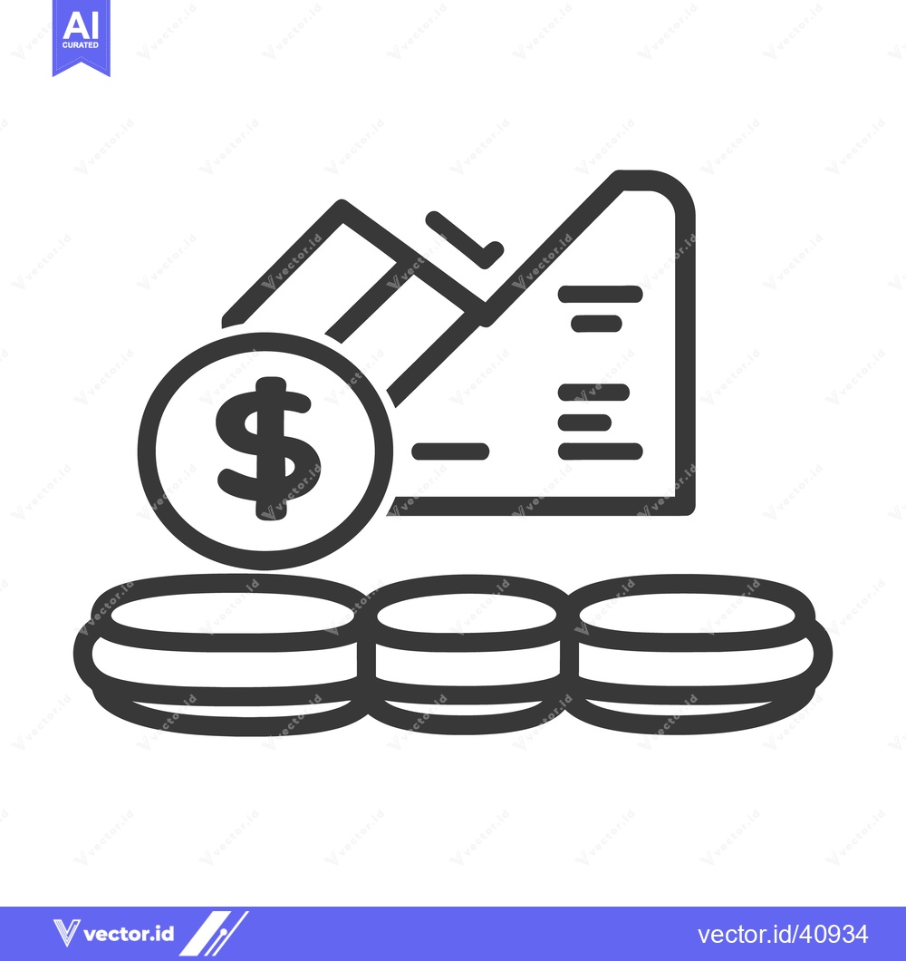 Premium Vector dari A graphical depiction of finance and monetary value is shown