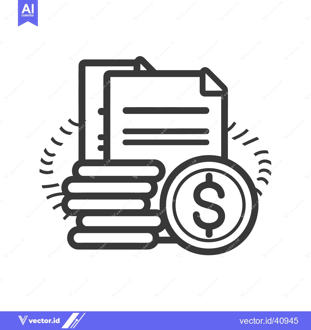 Premium Vector dari Financial documentation and currency symbols representing economic tra
