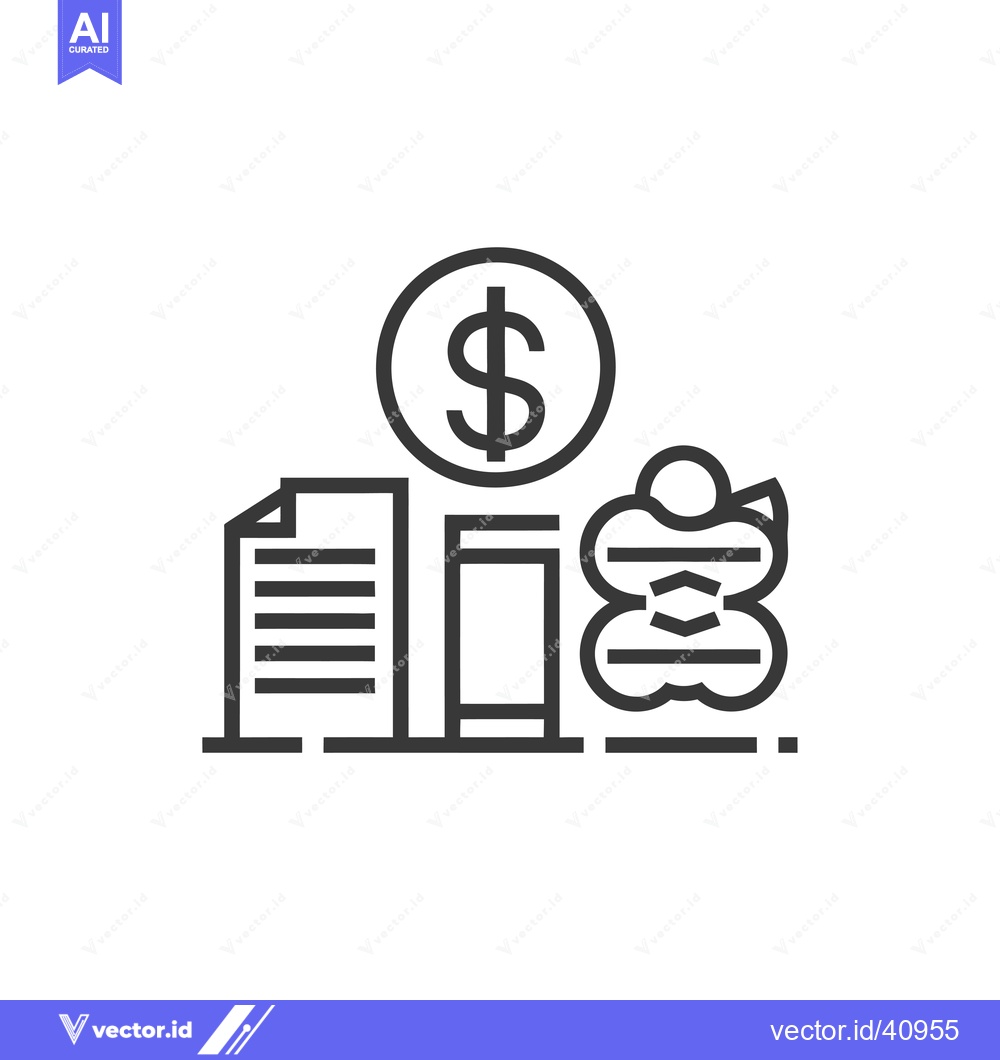 Premium Vector dari Financial Investment with Documents and Charts