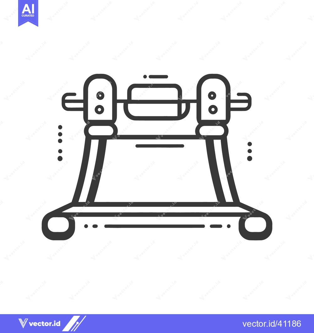 Premium Vector dari A black and white line illustration of a mechanical device
