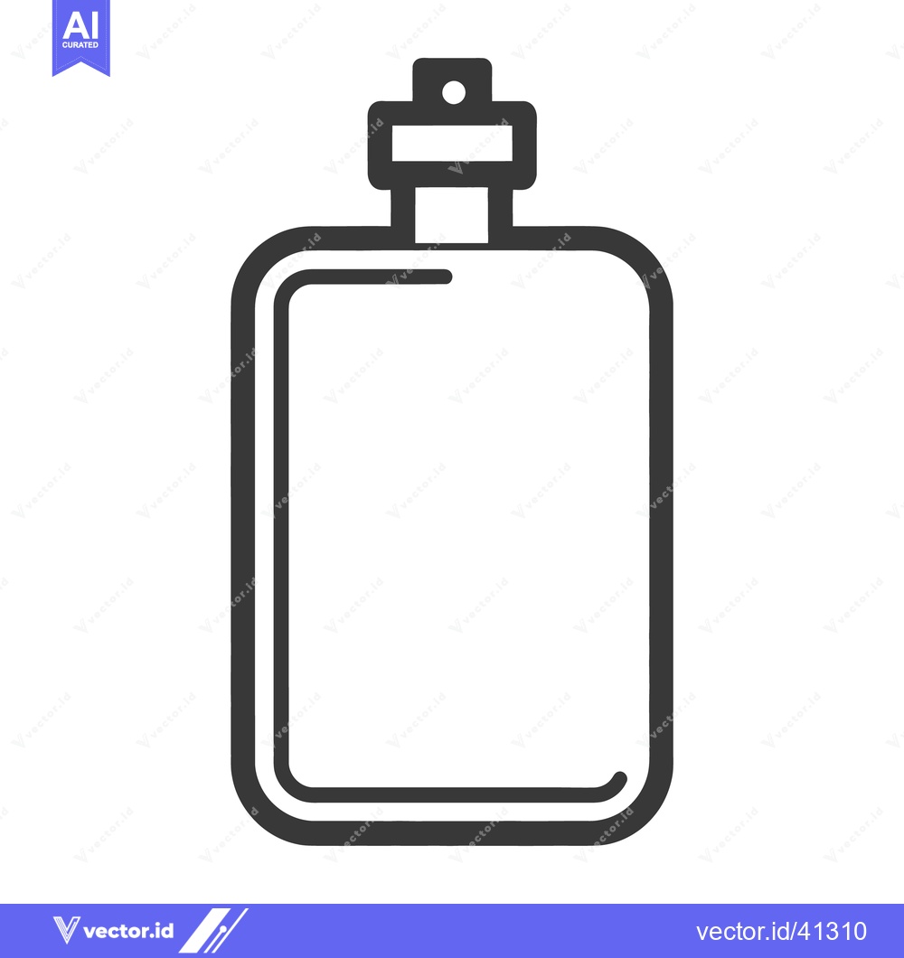 Premium Vector dari A simple illustration depicting a bottle with a spray nozzle