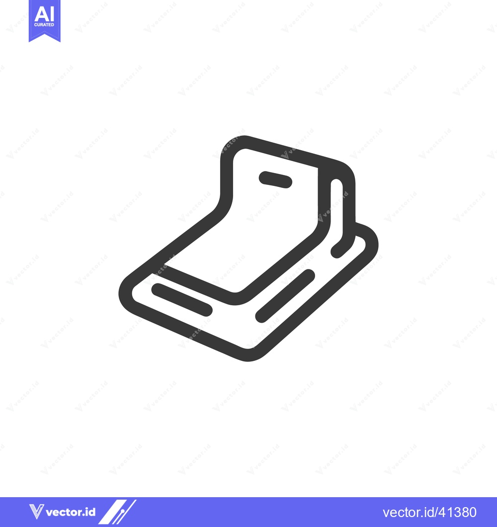 Premium Vector dari Minimalist Isometric Icon of a Paper Hole Puncher on White Background