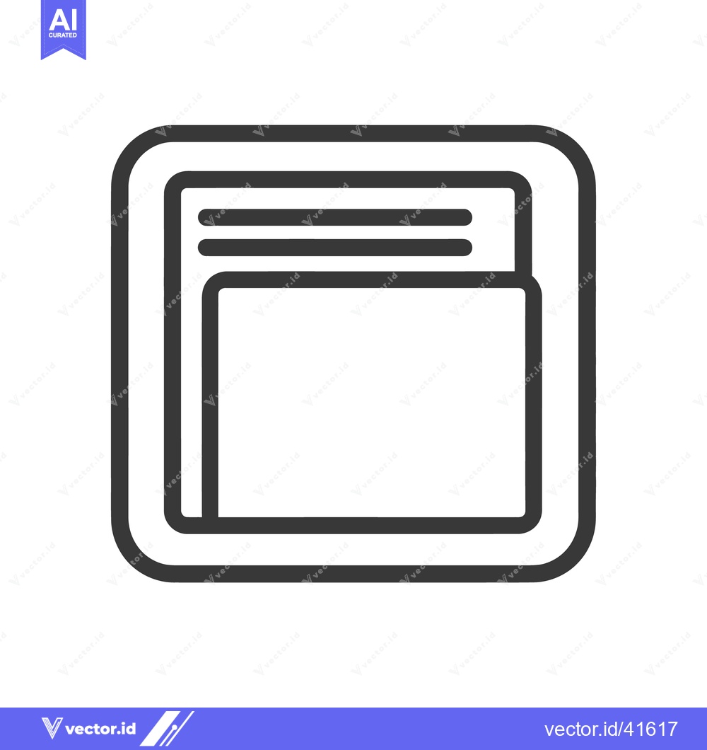 Premium Vector dari An illustrative vector drawing of a digital document folder icon
