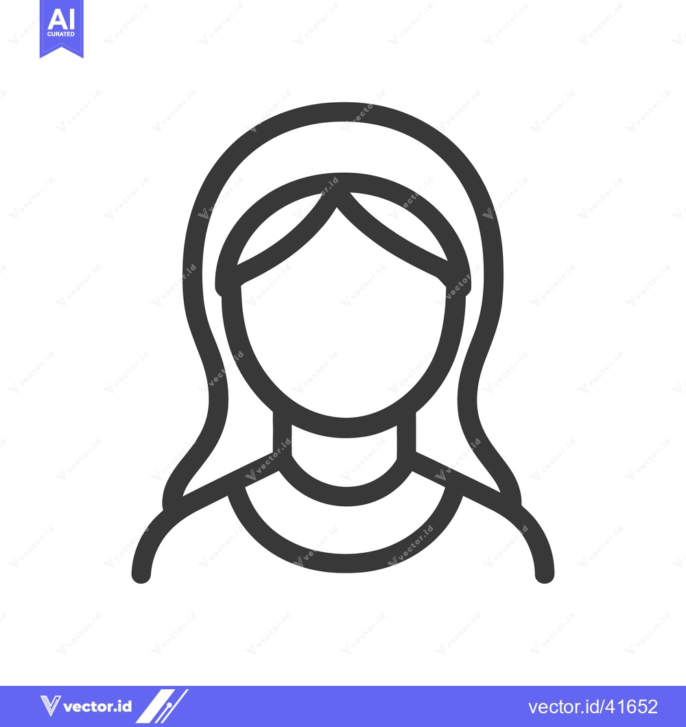 Premium Vector of A simple line drawing showing the front of a person