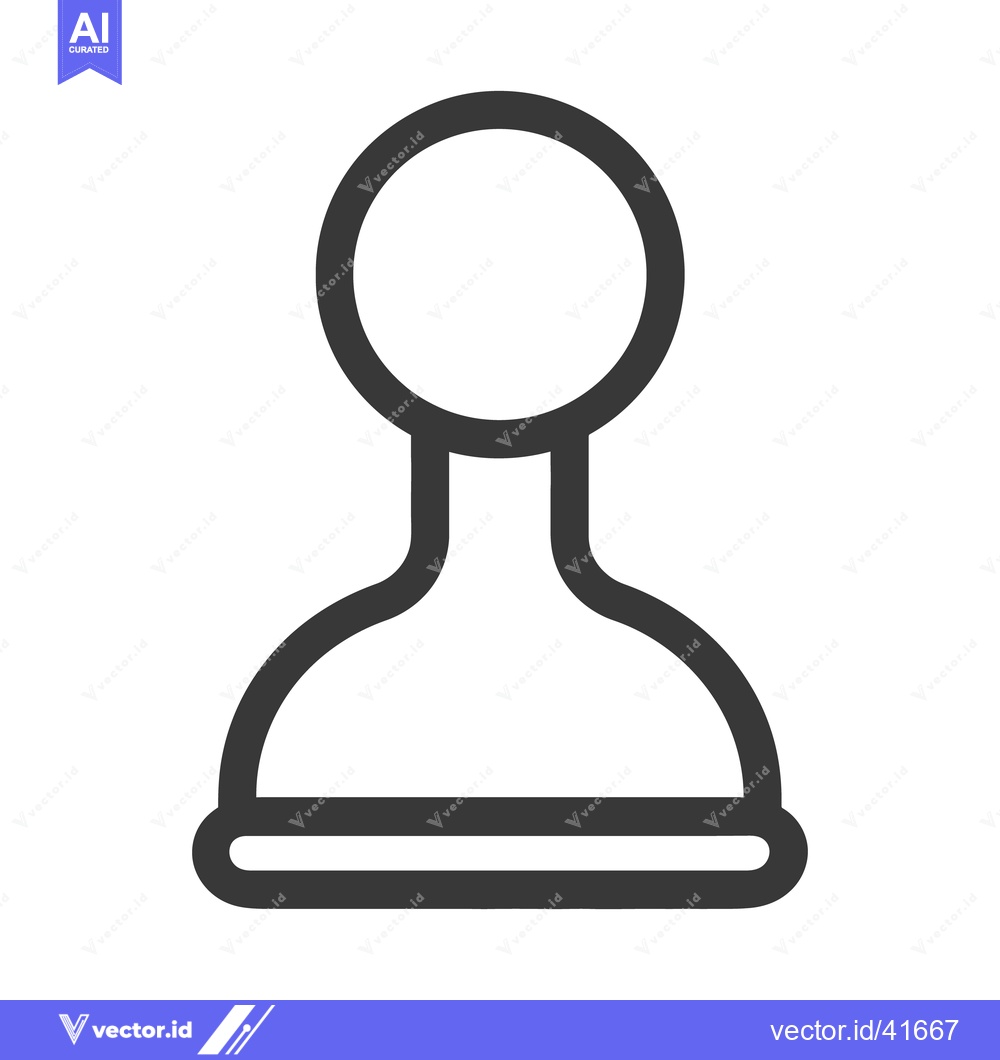 Premium Vector dari Simple stylized stamp illustration depicting a basic rounded shape on