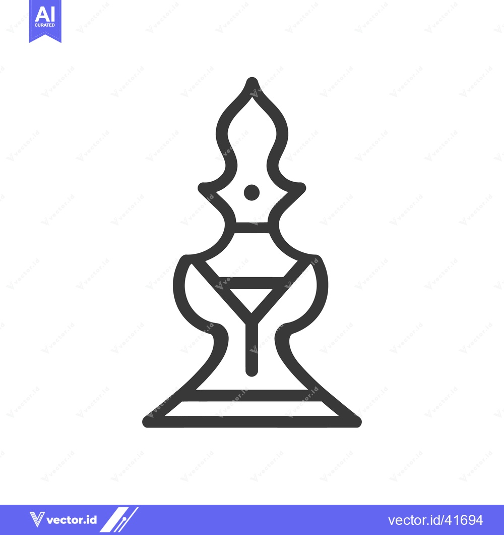 Premium Vector dari A stylized abstract symbol rendered in a dark grey color