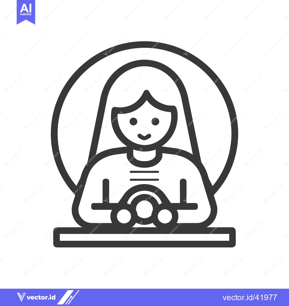 Premium Vector of A stylized illustration depicting a female figure with an aura