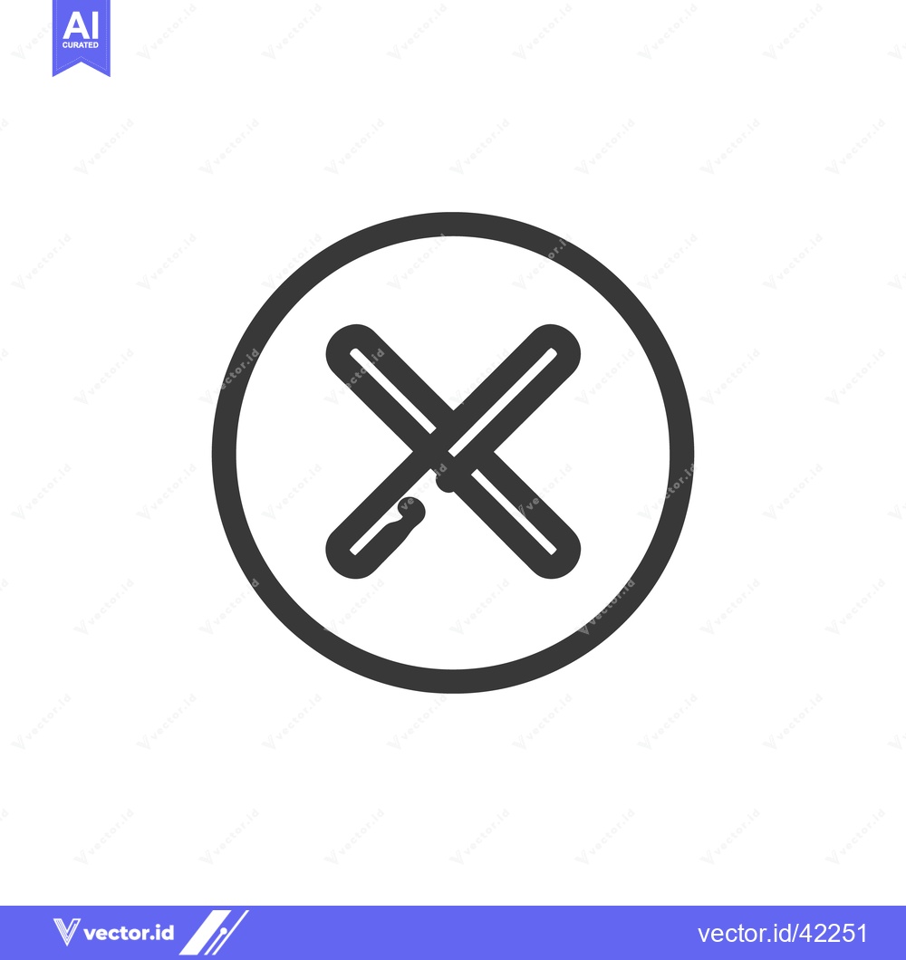 Premium Vector of Free Cancellation Icon Line Art Icon  4321