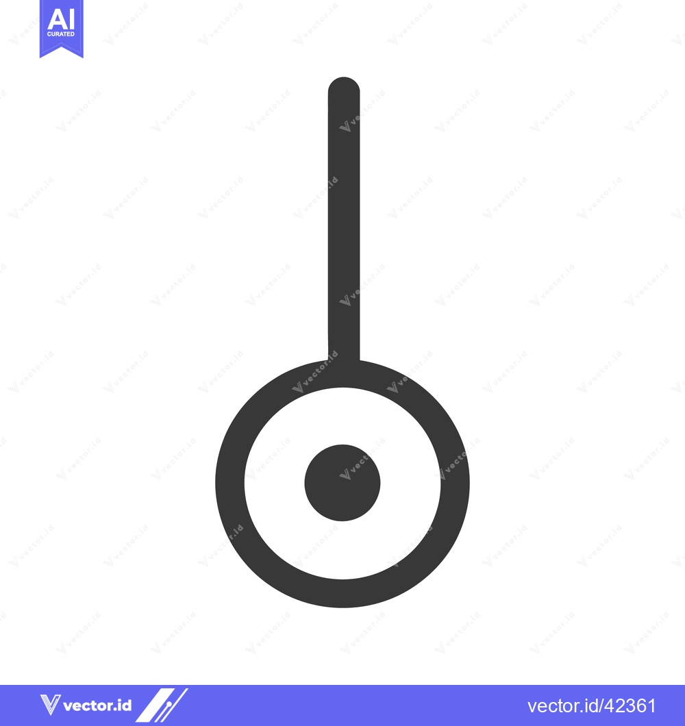 Premium Vector dari A simple symbol of a circle and vertical line design