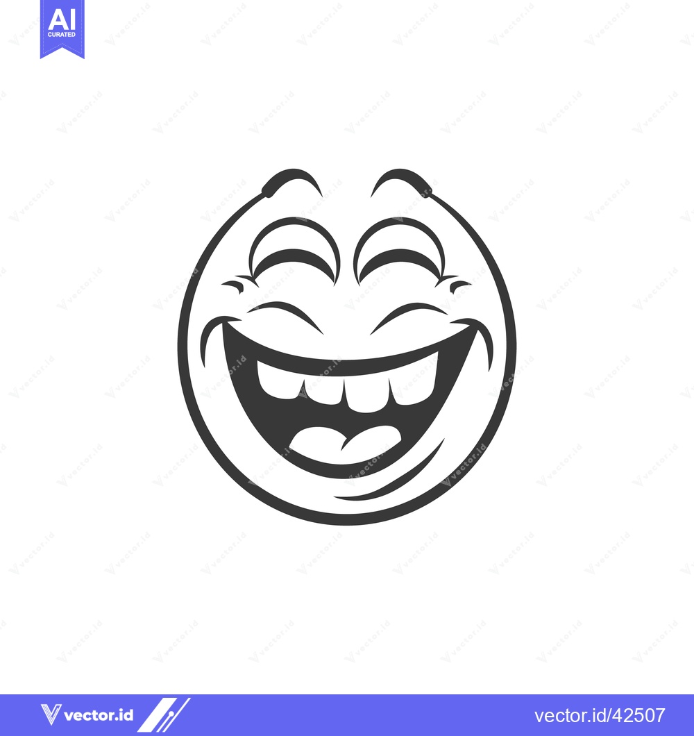 Premium Vector dari Smiling Emoji Depicting Joy And A Happy Feeling