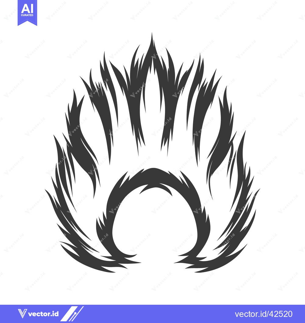 Premium Vector of A stylized graphic illustration of a large clawed animal print