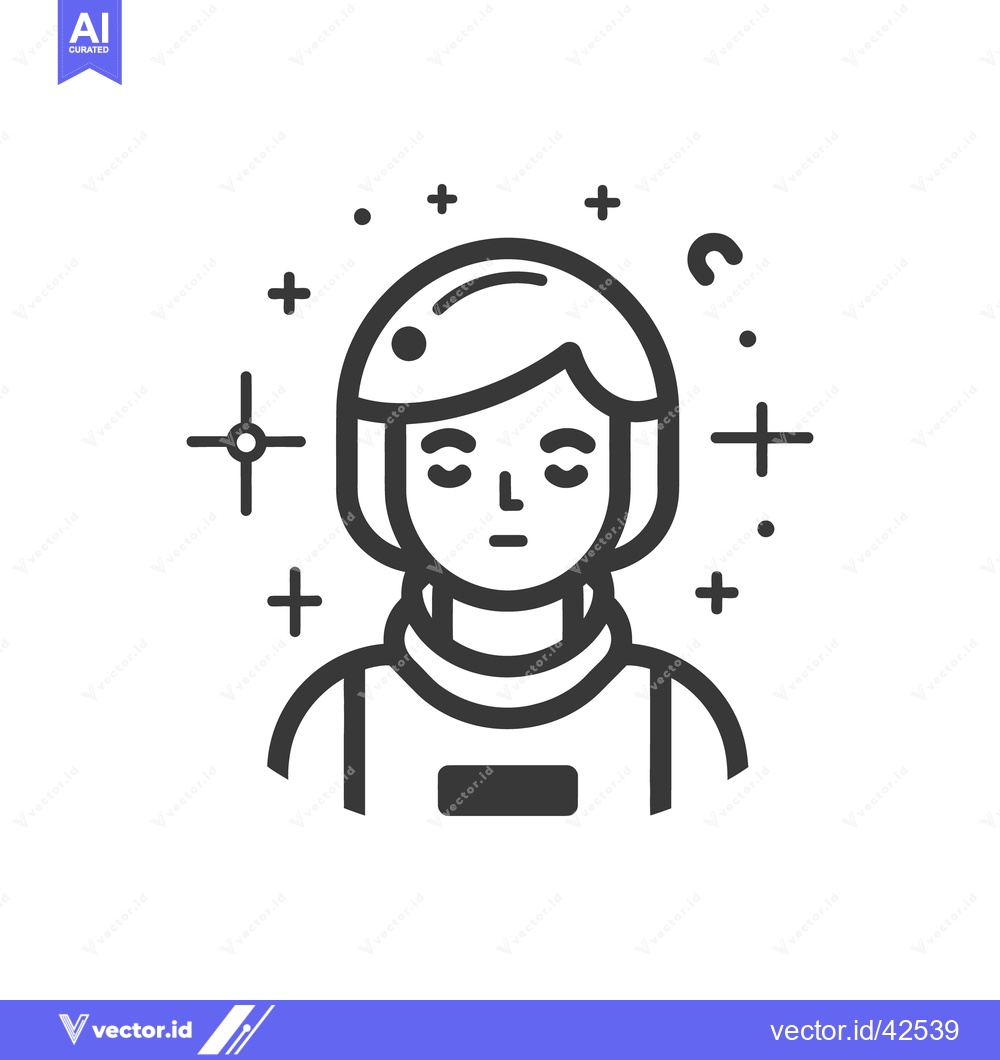 Premium Vector of A stylized graphic depicting a person wearing a protective helmet