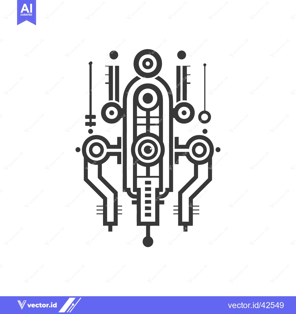 Premium Vector dari An abstract digital geometric design featuring interconnected lines an
