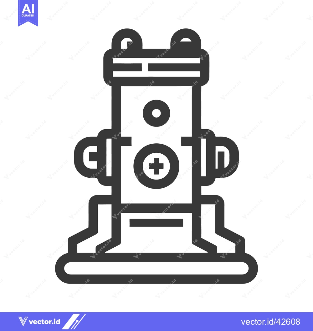 Premium Vector of A black and white line illustration of an automotive jack