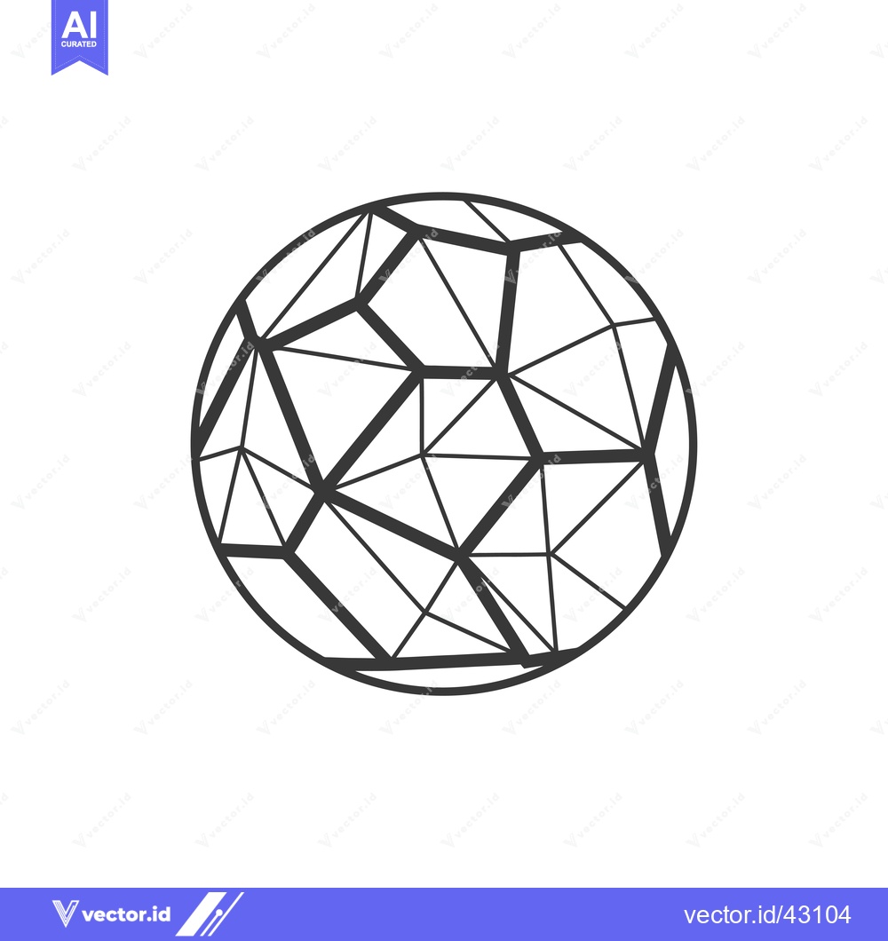 Premium Vector dari Geometric Pattern of Intersecting Lines forming a Circular Shape
