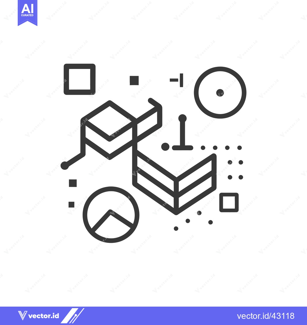 Premium Vector of Geometric Shapes Abstract Design