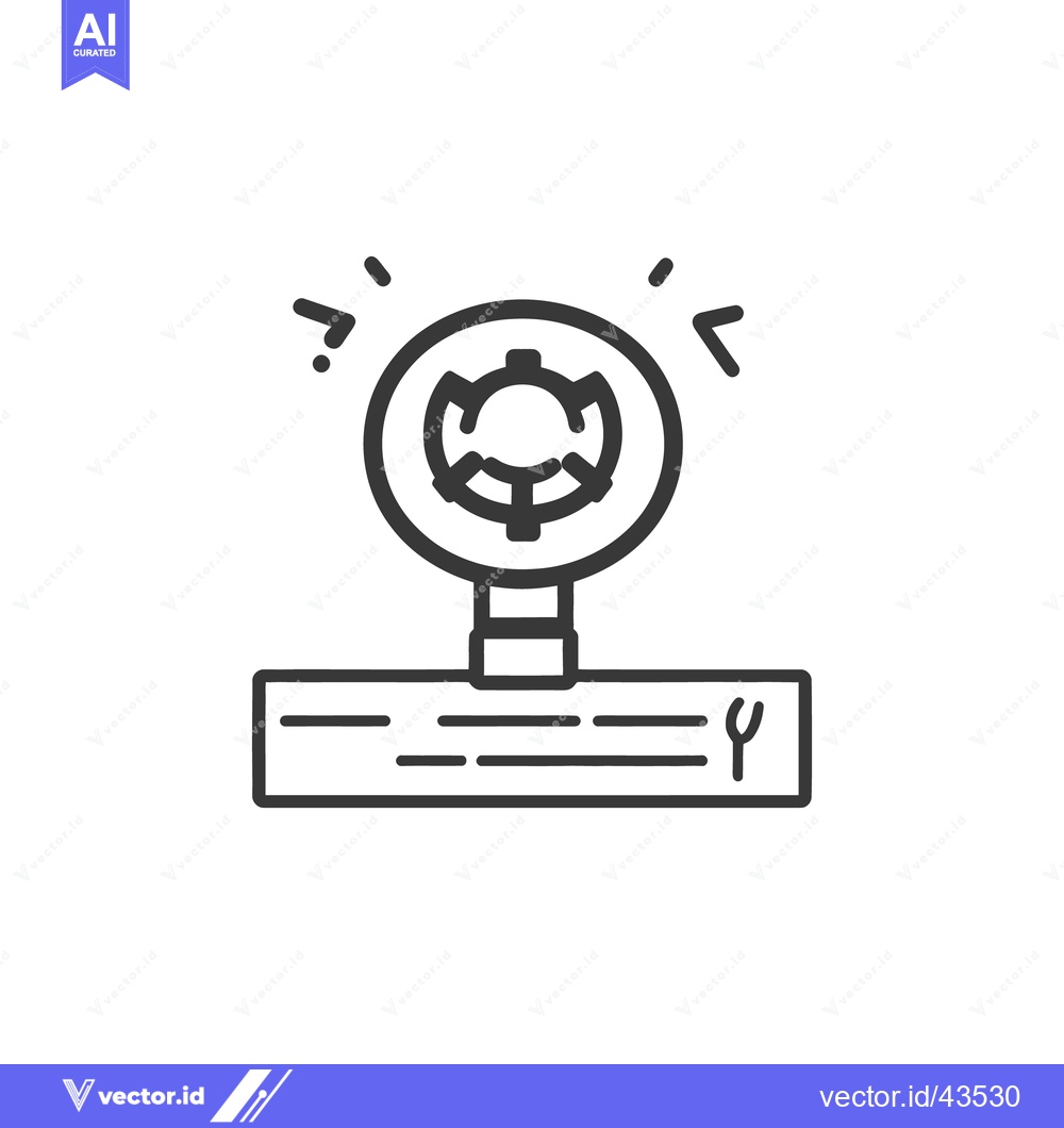 Premium Vector dari The Icon Depicts a Search Mechanism with a Gear Icon Above