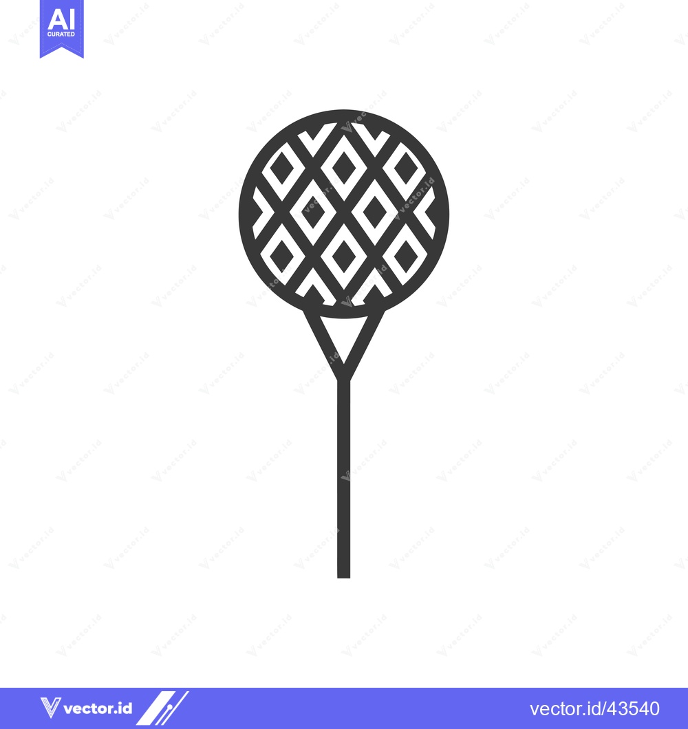 Premium Vector dari Golf Ball on a Tee with a Geometric Pattern