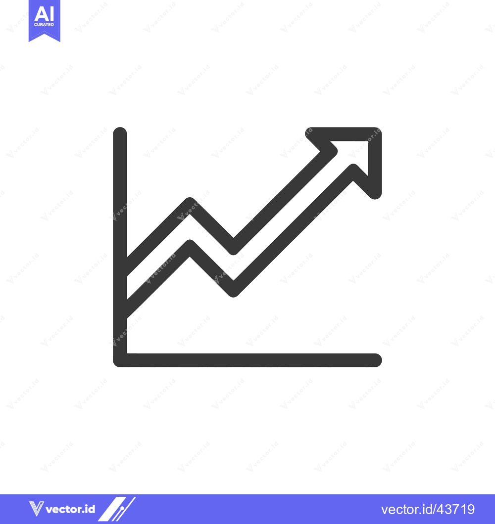 Premium Vector dari Ascending Arrow Graph: Business Growth and Financial Success Icon